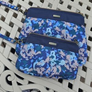 NWOT Travelon Set of 2 Floral Clutch Anti-theft  travel wristlets
